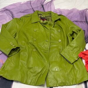 Wilsons Leather Green Women's Jacket